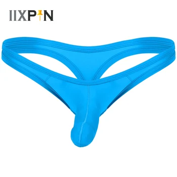 

Men Jockstrap Underwear Mens Sexy Panties G-string Thong Low Rise Closed Penis Sheath Open Crotch Thongs Underwear Underpants