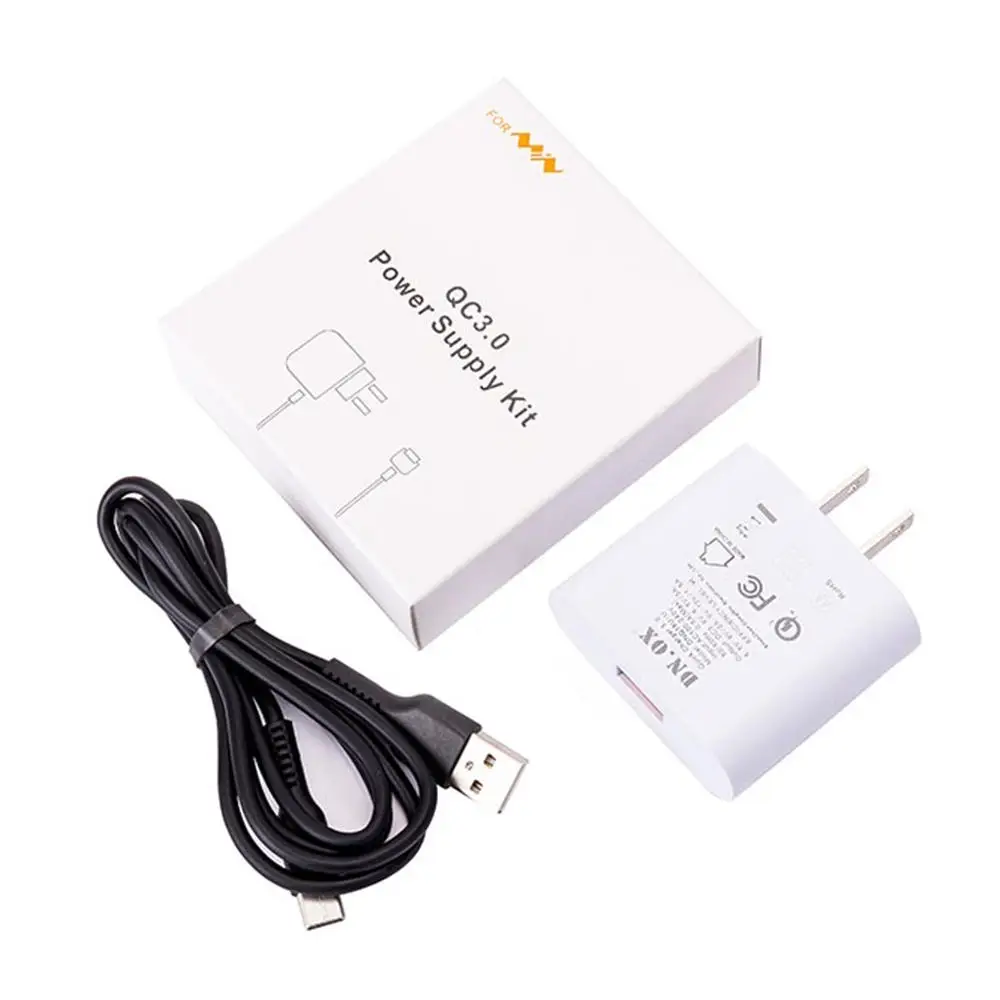 US Plug TS80 Цифровой паяльник для подключения к ЕС штепсельная вилка американского стандарта QC 3,0 Тип usb-C Питание адаптер станция замены 3,6 V-12 V разъема стандарта ЕС и США - Цвет: US Plug