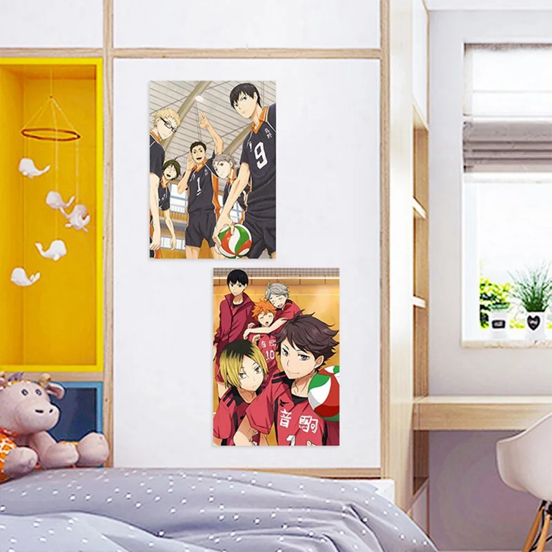 Haikyuu! Haikyuu Аниме Манга настенный плакат свиток украшение для дома настенное