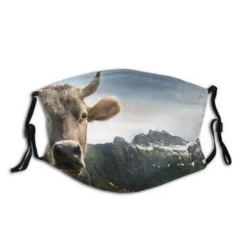 

protective mask with filter Cow anti dust PM2.5 reuse adult teen child girl