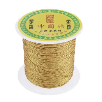 

1 Spool Metallic Tinsel Cord String Price Tag Wire Elastic Thread