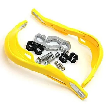 

Yellow 1 1/8" 28mm Wide Hand Guards Motocross Dirt Street Bike Universal CB XR