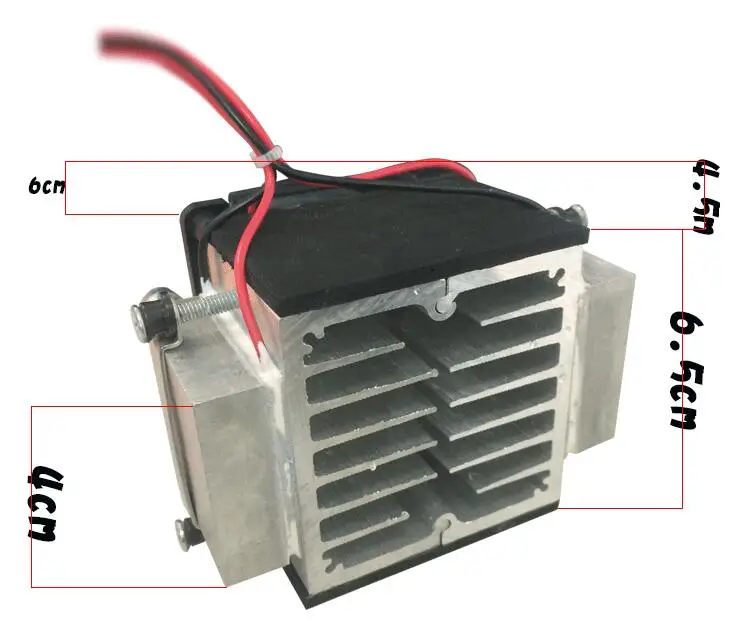 Полупроводниковое охлаждение чип кулер маленький кондиционер 12v охлаждающее оборудование небольшой холодильник