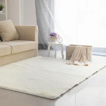 Ins простой нордический плюшевый Бежевый Гостиная Настольный коврик для чая спальня полный прекрасный прикроватная кровать Передняя
