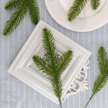 Рождественские сосновые ветви много искусственных цветов пластиковые листья DIY поддельные елки вечерние украшения из искусственной листвы рождественские украшения