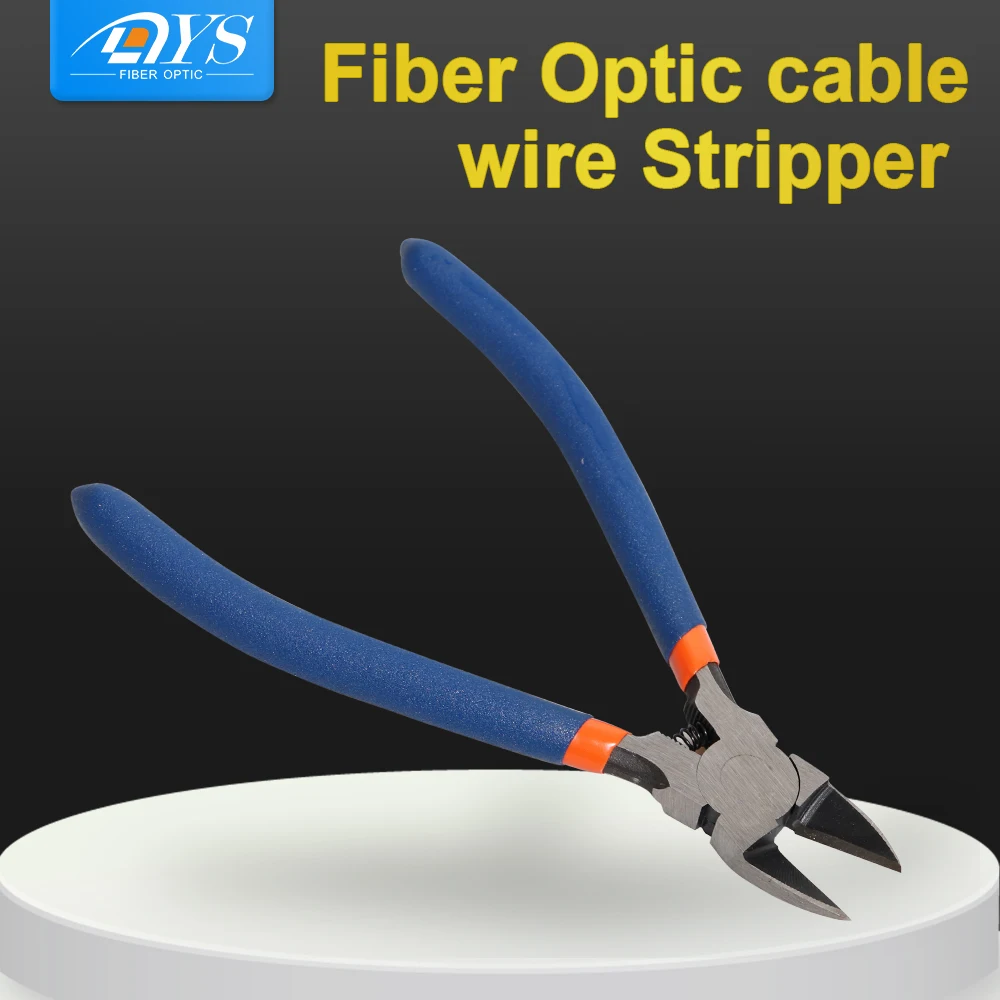 

FTTH Fiber Optic Wire Cable Tool Optical Fiber Stripper Cable Mini Cut Line Pliers Hand Tool