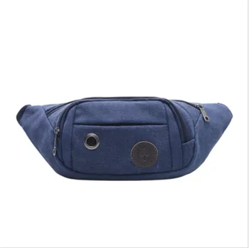 

New Men Waist Bag Cotton Gear Travel Fanny Pack Sport Style Camping Shoulder Crossbody Bag Waterproof