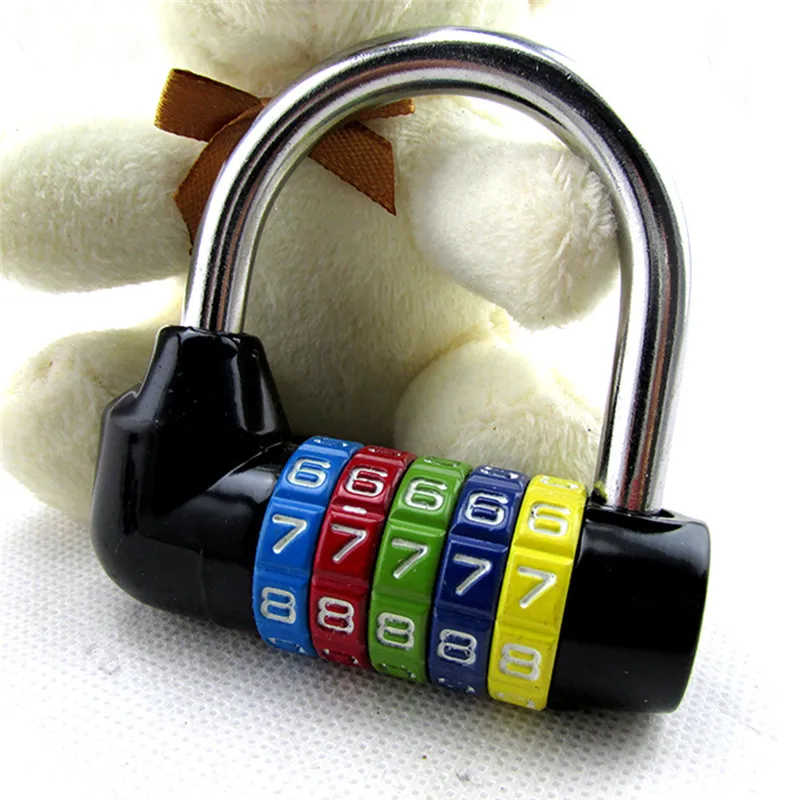 20Pcs 4/5 Dial Digit Combination Code Padlock Number Password Travel Lock Zinc Alloy Safety Cabinet Locker
