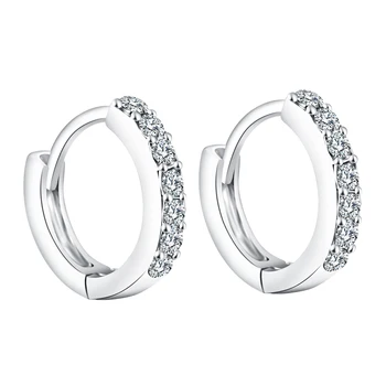 

Women Charm Cubic Zirconia Earring Bridal Wedding Earring Ear Dangle Jewelry Chic Silver Plated Crystal Earring brincos femme