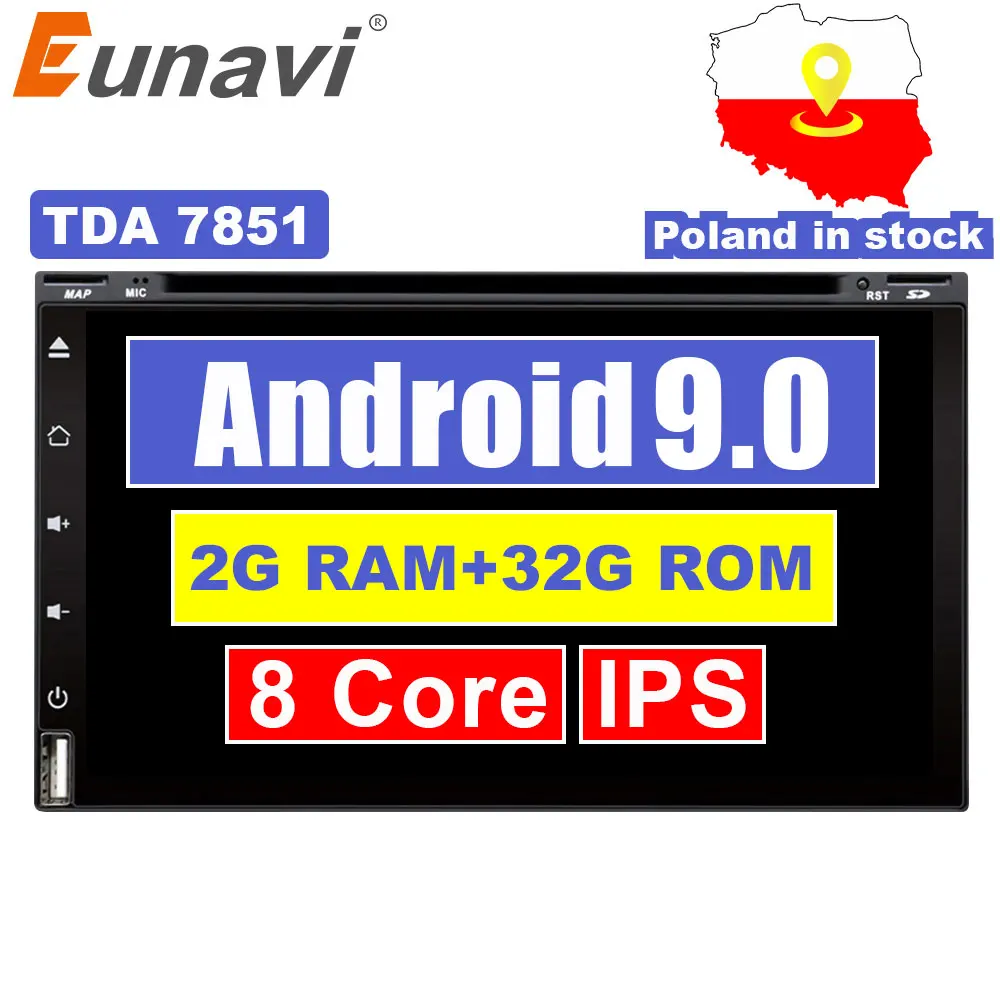 Best Eunavi Octa Core 2 din android 9.0 car dvd multimedia player universal 2din GPS Navi audio stereo radio headunit IPS Screen wifi 0 Best Eunavi Octa Core 2 din android 9.0 car dvd multimedia player universal 2din GPS Navi audio stereo radio headunit IPS Screen wifi 0