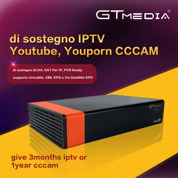 

GTmedia V8 NOVA 1 Years 7 lines European Clines Same as Freesat V8 V9 Super DVB S2 Satellite TV Receiver Receptor Decoder