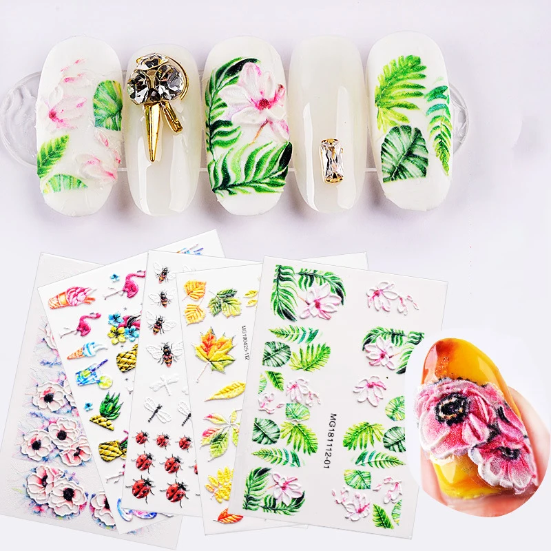 

1 Sheet Water Decals Nail Art Decoration Designer Beauty Manicure Accessories Tools DIY Transfer Full Cover Tips Stickers