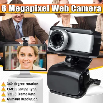 

Universal HD Digital Full Web Camera USB Desktop Notebook Auto Focus Video Recording Video Meeting Webcam 6 Megapixel