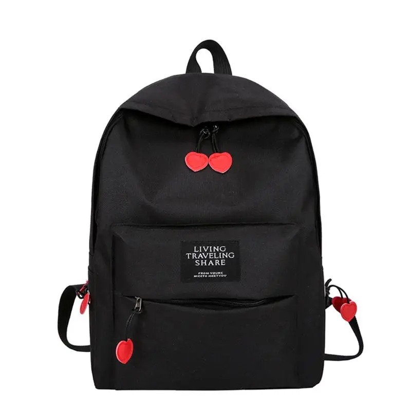 

Good Quality New Nylon Material Patch Girls School Bags Nylon Travel Backpack Casual Daypack