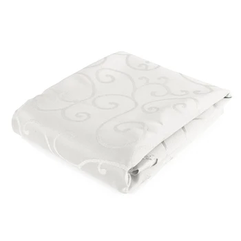 

63 inch Round Table Cover Tablecloth Wedding Banquet Party Polyester White