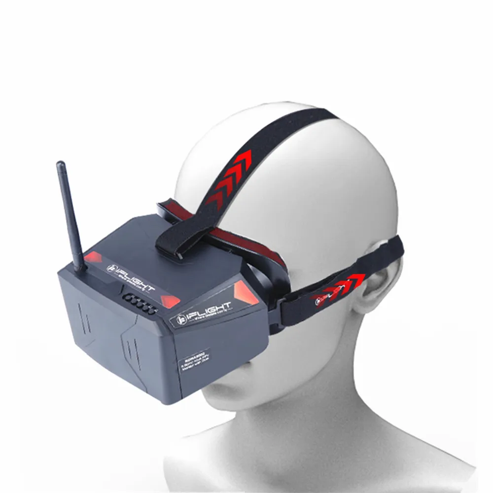 Новейший iFlight 480*272 дисплей 5,8 ГГц 40CH монитор FPV очки с DVR для RC FPV гоночные детали, аксессуары для беспилотного самолета