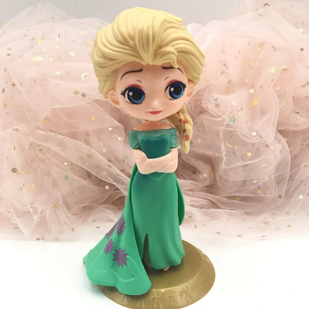 Disney Холодное сердце II Эльза Аниме фигурки для девочек с узором в виде игрушек