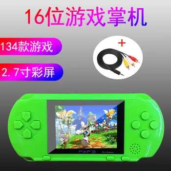 

PXP3 Handheld Game Console 16 BIT Children's Game Console AV with134 Games Suppalm FC Red and White PVP NES
