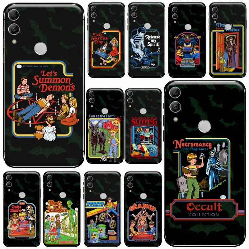 

Summon Demon Halloween Horror Phone Case For Huawei Honor 7C 7A 8X 8A 9 10 10i Lite 20 NOVA 3i 3e