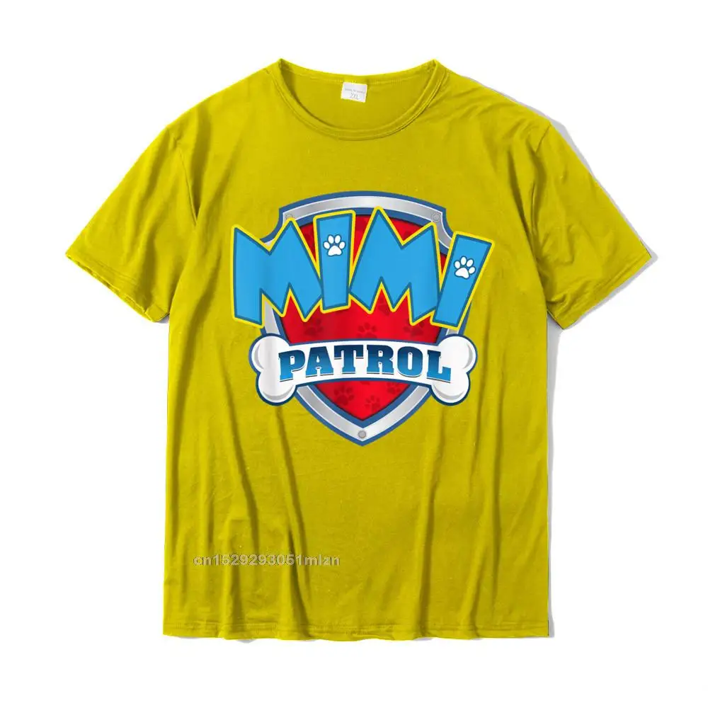 Casual Fashion comfortable Tops T Shirt Round Collar Summer/Autumn Pure Cotton Short Sleeve T Shirt for Adult Normal T Shirt Mimi Patrol Shirt-Dog Mom Dad Funny Gift Birthday Party T-Shirt__3838 yellow