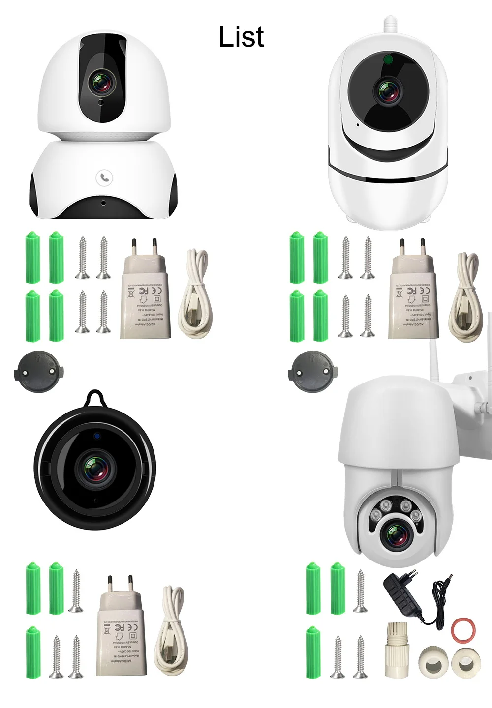 Комплект видеонаблюдения комплект ip-камер WiFi камера 1080P двухстороннее аудио ночное видение беспроводная CCTV камера система безопасности комплект
