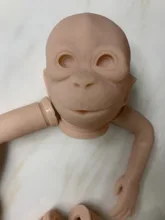 ערכת realista דה muñeca reborn קוף אורנגאוטנים ארטיסטה hecho חטא pintar piezas דה muñeca en blanco(China)
