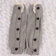 Женские зимние теплые гетры Вязаные вязаные длинные носки Высокие гольфы горячая Распродажа модный подарок@ A