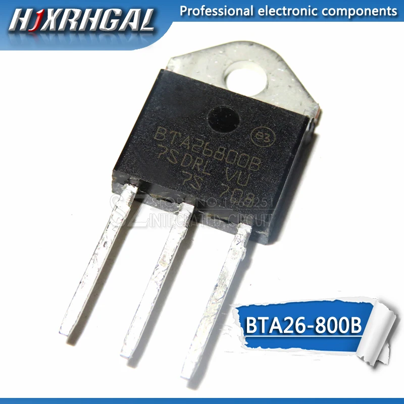 Двунаправленный Тиристор BTA26 BTA26-600B TO-3P BTA26-800BRG 600B 800 в 25 А 1 шт. новый и оригинальный