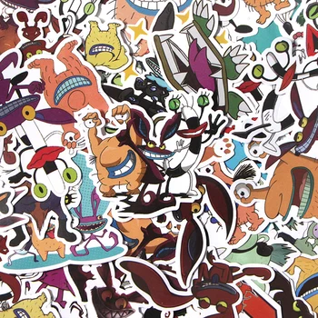 

CA67 42 Pcs/set Monsters Scrapbooking Stickers Decals For For Guitar Laptop Luggage Car Fridge Graffiti Stickers