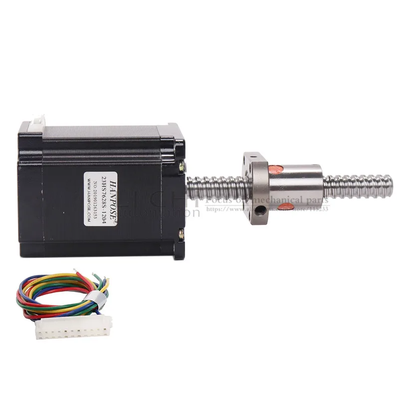 NEMA23 23HS7628 150 мм 250 мм шариковый винт двигатель шаговый двигатель с sfu1204 для 3D-принтера