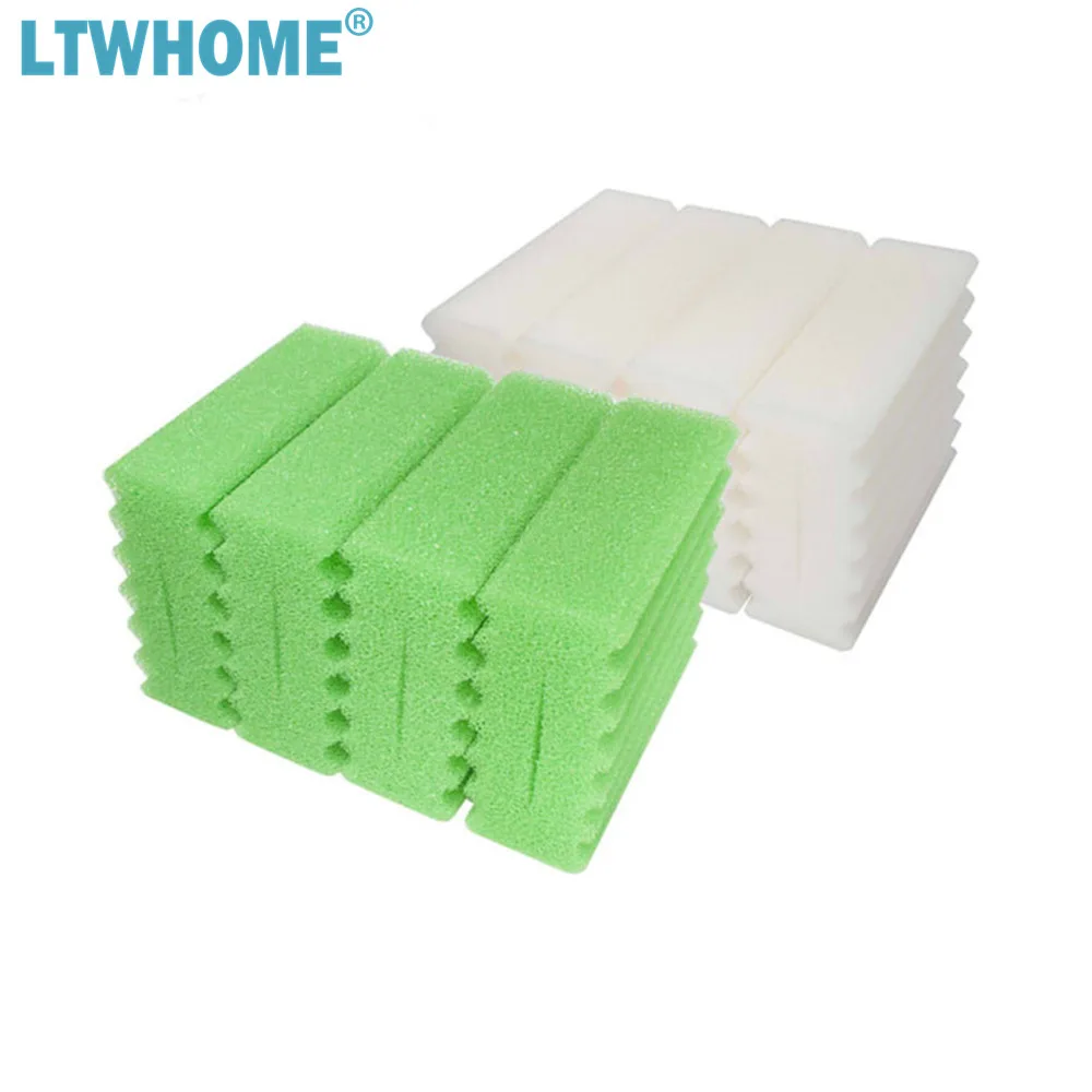 

LTWHOME Replacement Pond Filter Sponge Sets Coarse and Fine Filters Fit for SunSun CBF-350 CBF-350B CBF-550