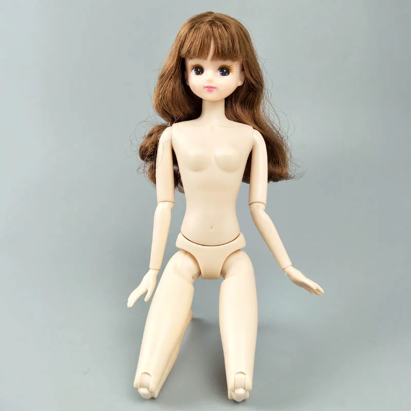 Детская игрушка красивая кукла голова и 12 или 14 подвижные суставы BJD Кукла тело для кукла licca 1/6 BJD куклы аксессуары лучший подарок - Цвет: 12joints doll