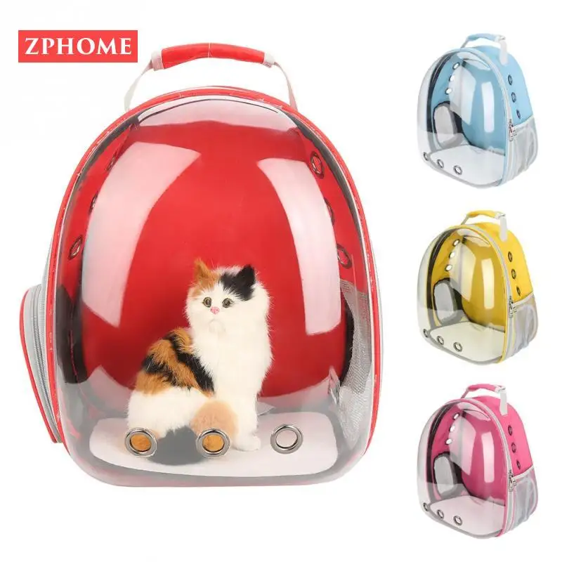 

Portable Cat Bag Pet Cat Carrier Bag Transparent Capsule Breathable Travel Parrot Cat Dog Bird Backpack Kitten Carrying Cages