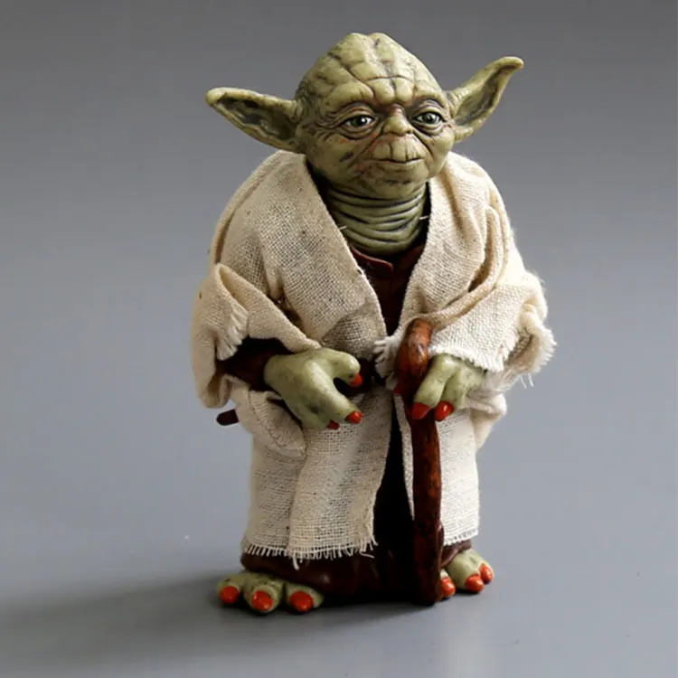 Star Wars Yoda Darth Vader Action Figure Doll Toys The Force Awakens Jedi Master Yoda baby Anime Figures Lightsaber