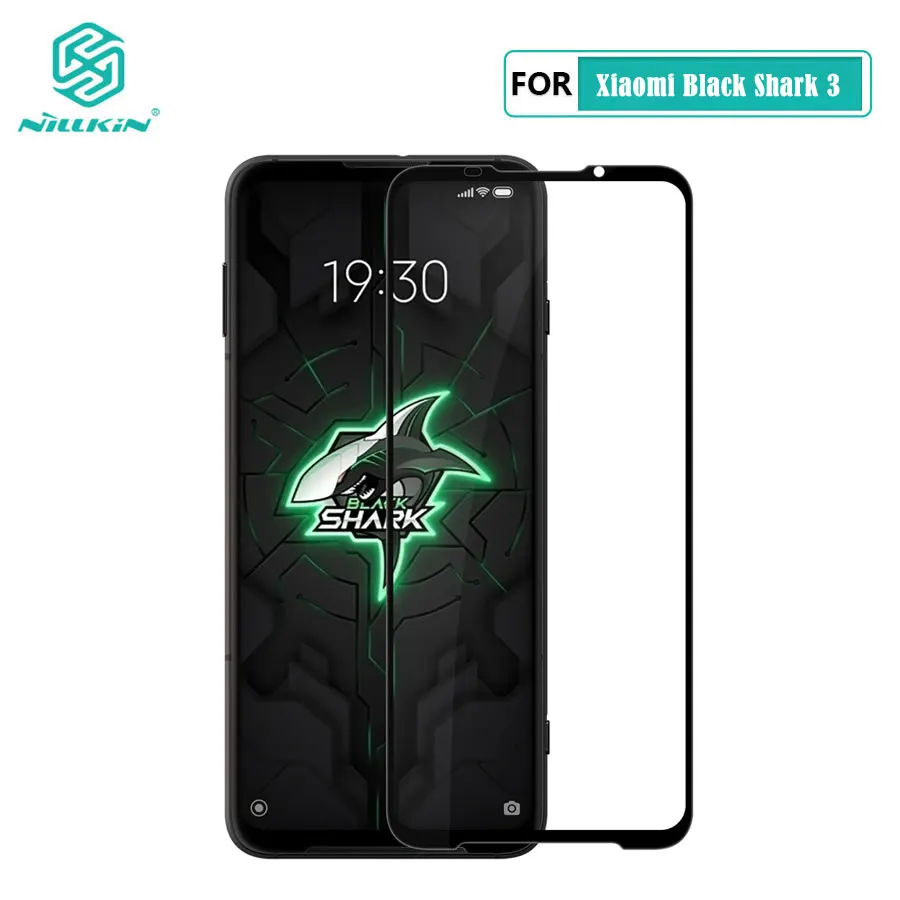 Xiaomi Black Shark 3 Glass Nillkin Anti-Explosion CP+ Screen Protector Full Glue Tempered Glass For Xiaomi Black Shark 3 Pro Xiaomi Black Shark 3 Glass Nillkin Anti-Explosion CP+ Screen Protector Full Glue Tempered Glass For Xiaomi Black Shark 3 Pro