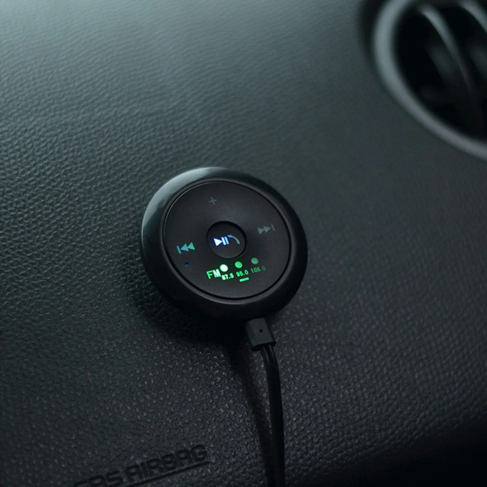 Автомобильный bluetooth-приемник, Автомобильный MP3-плеер, bluetooth-адаптер, громкая связь, навигация, музыка 5,0