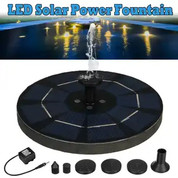

18CM Solar Power Water Fountain Pump Solar Fontein Bird Fountain Water Floating Fountain Pond Garden Patio Decor Lawn Decoration