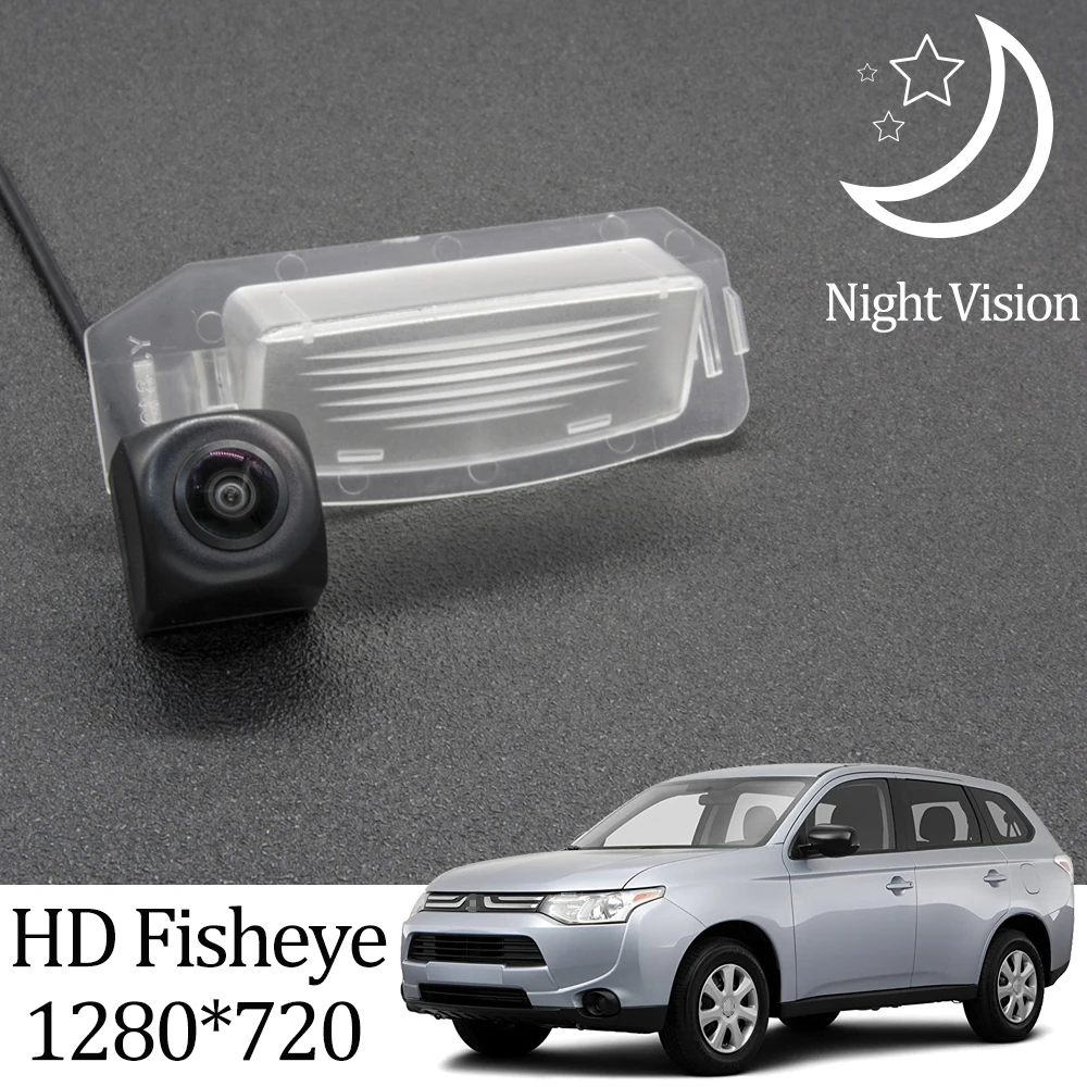 Камера заднего вида Owtosin HD 1280*720 рыбий глаз для Mitsubishi Outlander 2013 2014 2015 2016 2017 2018