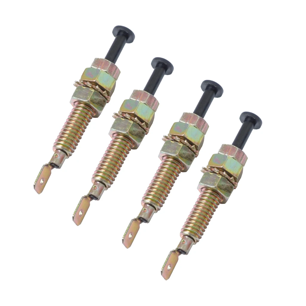 4x High Quality Car Truck Door Trunk Alarm Light Hood Jamb Pin Switch Bonnet