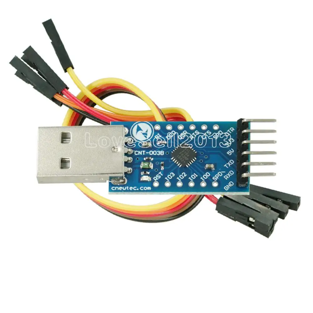 CP2104 USB 2 0 для ttl UART модуль последовательного преобразователя STC PRGMR с кабелями Dupont