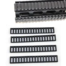 4 шт. Тактический 18 слотов Picatinny Weaver лестница Чехлы панели Quad Rail страйкбол Handguard протектор устойчивые прицелы
