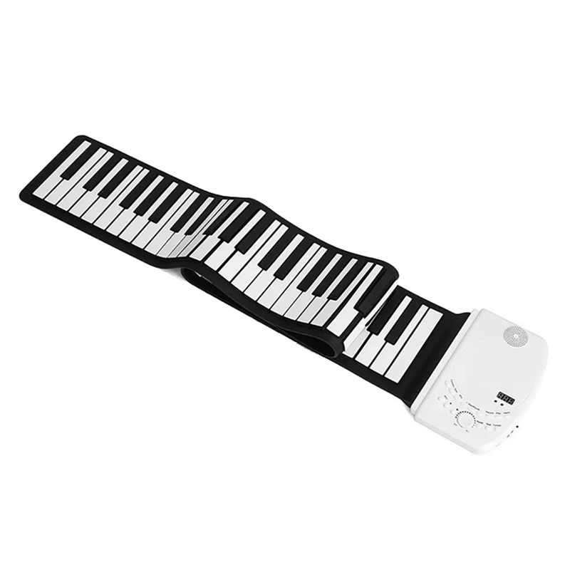 88 Keys Roll Up Piano Keyboard Folding Portable Keyboard With Pedal With  Built-In Speaker For Beginners Kids EU Plug _ - AliExpress Mobile