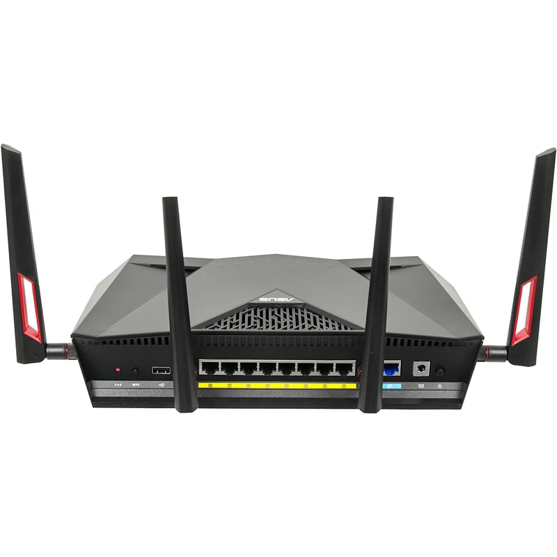 Роутер беспроводной Asus RT-AC88U AC3100 10/100/1000BASE-TX/4G ready черный