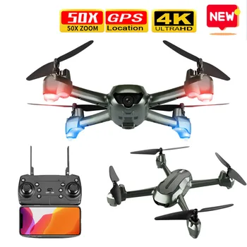 

Smart GPS RC Drone With 4K Wide Angle Camera Optical Flow Positioning WIFI FPV Quadcopter Helicopter Drones Follow Me
