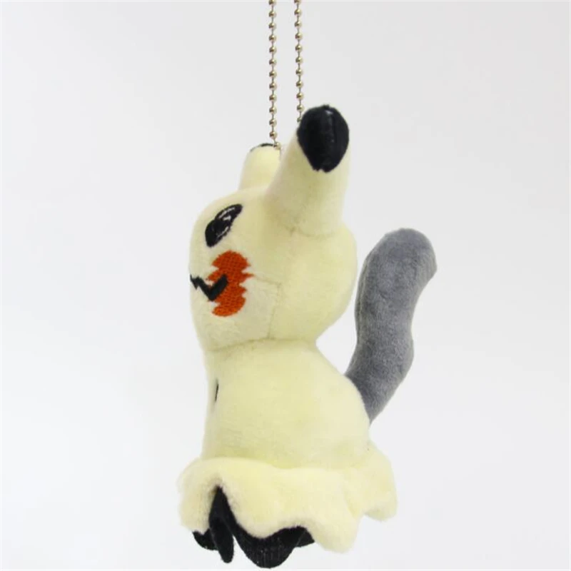 20 шт./лот 10 см аниме солнце и луна Mimikyu Пикачу Keychian плюшевые игрушки, маленький кулон Пикачу Mimikyu детский подарок