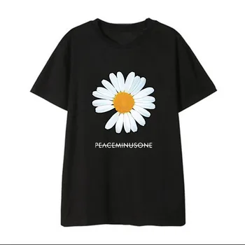 

KPOP G-Dragon Summer T-SHIRT PEACEMINUSONE KWON JI YONG T-shirt Fans Collection Unisex Clothes