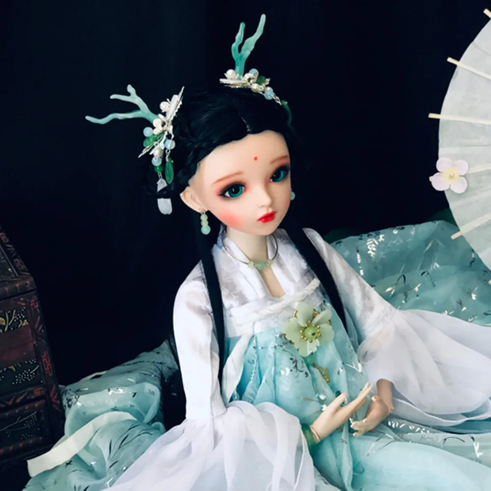 BJD кукла-реборн 1/3 60 см, древние стильные куклы Hanfu, платье, BJD, Детская кукла, Реалистичная красивая кукла, детские игрушки, подарок на день рождения