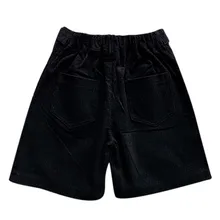 Детские шорты для маленьких мальчиков и девочек; осенние хлопковые однотонные Короткие штаны с принтом для маленьких девочек; Детские повседневные хлопковые свободные шорты