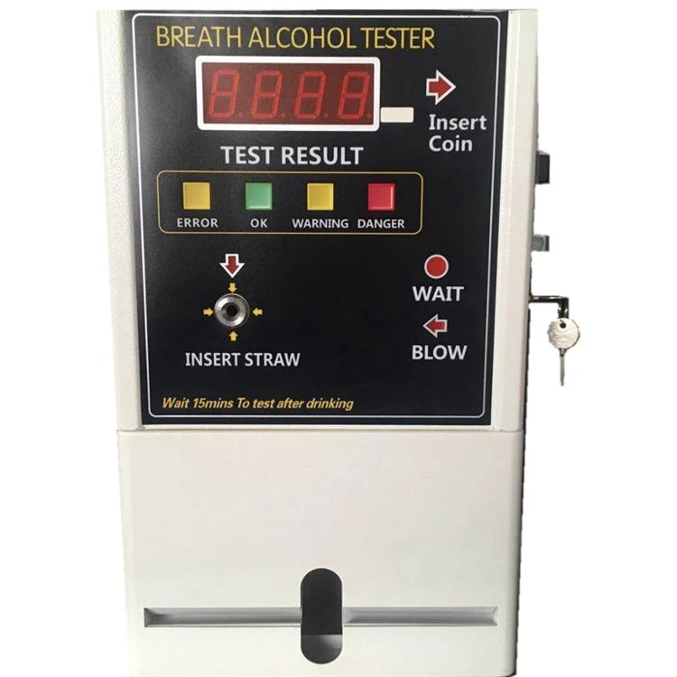 AT319 Coin operated breathalyzer Fuel Cell Sensor Alcohol Breath Tester