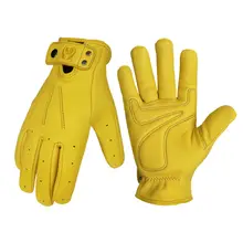 

Deerskin Leather Motorcycle Gloves Riding Glove Working Gloves
